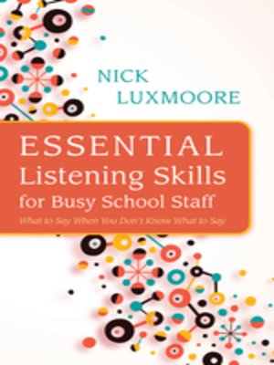 cover image of Essential Listening Skills for Busy School Staff